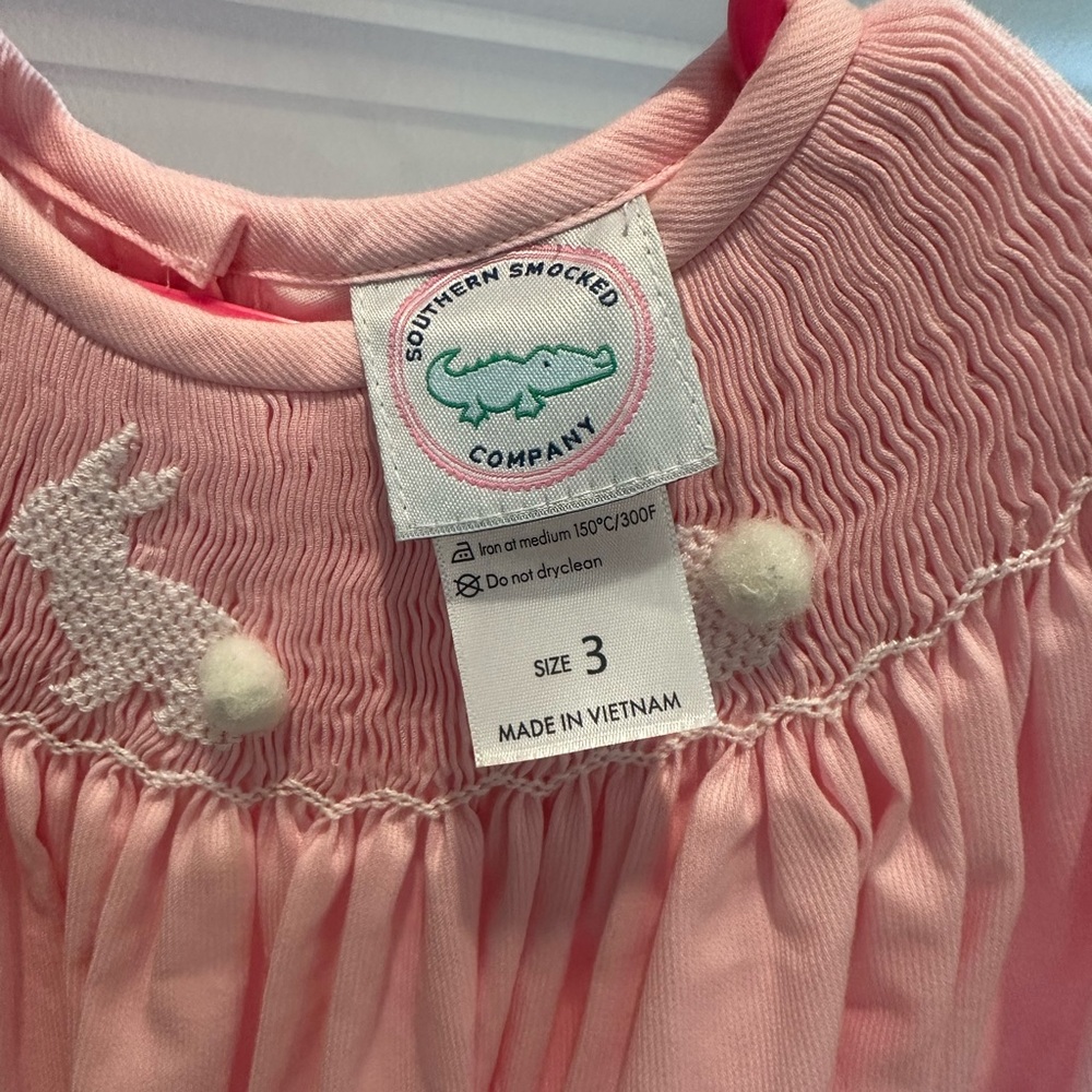 Smocked Easter Dress- 3T